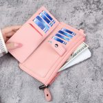 Women Fashion Long Multifunctional Multi-Card Zipper Buckle Wallet - Image 5