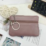 Women'S Fashion Thin Short Zipper Solid PU Wallet - Image 4