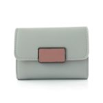 Women Fashion Stitching Contrast Color Retro Wallet - Image 5