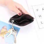 Women Fashion Solid Color Zipper Compact Wallet - Image 5