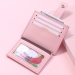 Women Fashion Mini Buckle Multi Card Slot Compact Wallet - Image 4