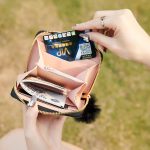 Women Fashion Circle Love Star Four-Leaf Clover Print Card Slot Short Wallet - Image 4