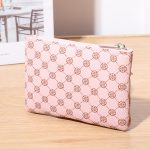 Women Fashion Double Zipper Old Flower Mini Wallet - Image 4