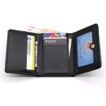 Women Simple Solid Color Folding Flap Cover Mini Wallet - Image 4