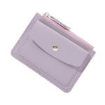 Women Simple Flap Zipper Card Wallet - Image 5