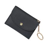 Women Fashion Simple Solid Color Zipper Wallet - Image 5