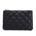 Women Fashion Rhombic PU Square Zipper Wallet - Image 5