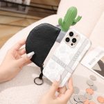 Women Fashion Solid Color Litchi Pattern Half-Round Zipper Wallet - Image 4