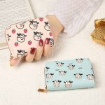 Wholesale Women Fashion Cartoon Cow Print Mini Wallet - Image 4