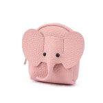 Wholesale Women Fashion Casual Solid Color Elephant Pattern PU Zipper Wallets - Image 5
