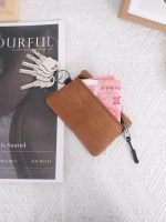 Wholesale Women Fashion Casual Solid Color Canvas Zipper Wallets - Image 4