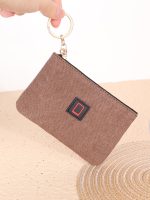 Wholesale Women Fashion Casual Solid Color Canvas Zipper Wallets - Image 5