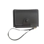Wholesale Women Fashion Casual Solid Color PU Zipper Two-Fold Wallets - Image 5