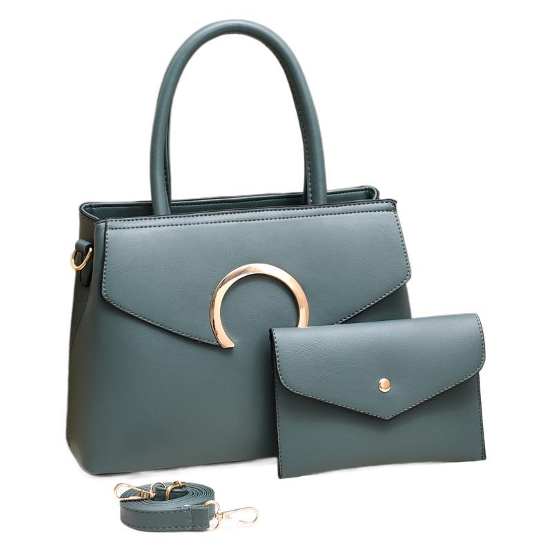 main_4-127 Wholesale Women Casual Simple Solid Color Large Capacity Handbag Set - Image 1
