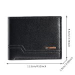 Wholesale Fashion Casual Litchi Pattern Men Wallet - Image 5