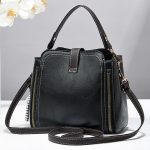 Wholesale Women Fashion Casual Bucket Zipper Handbag - Image 5