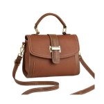 Wholesale Women Casual Retro Simple Color Block Handbag - Image 2