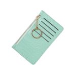 Wholesale Women Fashion Crocodile Pattern Multi-Card Zipper Wallet - Image 3