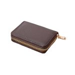 Wholesale Fashion Simple Solid Color Litchi Pattern Multi Card Wallet - Image 4