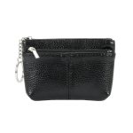 Wholesale Women Fashion Solid Color Leather Card Bag Zipper Wallet - Image 5