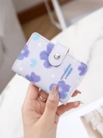 Women Fashion Floral Pattern Printed Card Bag Wallet - Image 5