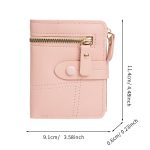 Wholesale Fashion Solid Color Zipper Wallet - Image 5