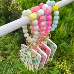 Wholesale Fashion Printed Silicone Bead Tassels Bracelet Pu Leather Wallet - Image 4