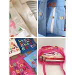 Wholesale Women Simple Letter Embroidered Large Capacity Canvas Shopping Tote Bag - Image 4