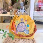 Wholesale Women Fashion Nylon Embroidered Large Capacity Canvas Shopping Bag - Image 5