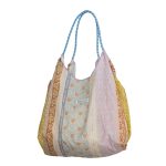 Wholesale Summer Women Simple Sweet Small Tiny Flower Print Canvas Shopping Tote Bag - Image 5