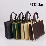 Wholesale Simple Contrast Color Clothing Packaging Shopping Bag