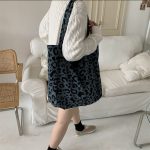 Wholesale Women Leopard Print Large Capacity Tote Shopping Bag - Image 3