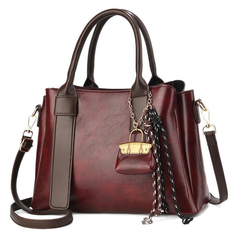 main_4-136 Women Fashion Casual Solid Color Pendant Handbag - Image 1