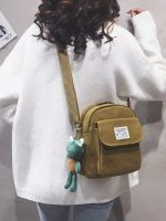 Wholesale Street Casual Canvas Crossbody Bag - Image 4