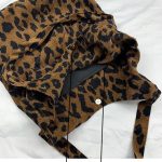 Wholesale Women Fashion Corduroy Leopard Print Large Capacity Canvas Tote Bag - Image 4