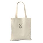 Wholesale Women Fashion Smiley Print Large Capacity Canvas Tote Bag - Image 5
