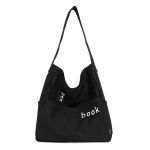 Wholesale Women Casual Design Solid Color Canvas Shoulder Handle Tote Bag - Image 5