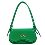 Wholesale Women Fashion Casual Solid Color Bowknot Buckle Crossbody Bag - Image 5