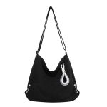 Wholesale Women Fashion Casual Solid Color Nylon Large Capacity Crossbody Bag - Image 5