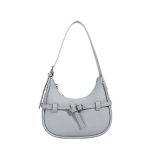 Wholesale Women Fashion Casual Solid Color Litchi Pattern Crossbody Bag - Image 5