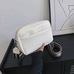 Wholesale Women Fashion Casual Solid Color Small Square Crossbody Bag