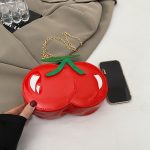 Wholesale Women Fashion Cute Fruit Cherry Shape Small Round Creative Crossbody Bag - Image 4