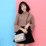 Wholesale Women Fashion Simple Solid Color Woven Chain Crossbody Bag - Image 5