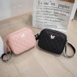 Wholesale Women Fashion Casual Solid Color Small Square Crossbody Bag - Image 3