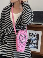 Wholesale Women Fashion Gothic Spider Web Crossbody Bag - Image 4