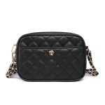 Women Fashion Solid Color Rhomboid Chain Crossbody Bag - Image 5