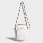 Wholesale Women Fashion Casual Solid Color Rhomboid Chain Crossbody Bags - Image 3