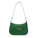 Women Fashion Solid Color Printed Bowknot Crossbody Bag - Image 5