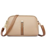 Vintage Women Double Zipper Crossbody Bag - Image 5