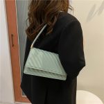 Wholesale Women Fashion Simple Embroidered Thread One-Shoulder Diagonal Bag - Image 4